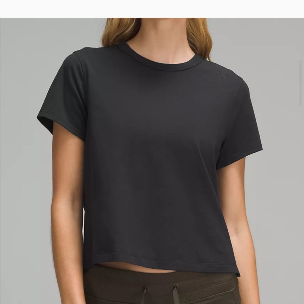 Lululemon Athletica Black Classic-Fit Cotton-Blend T-Shirt